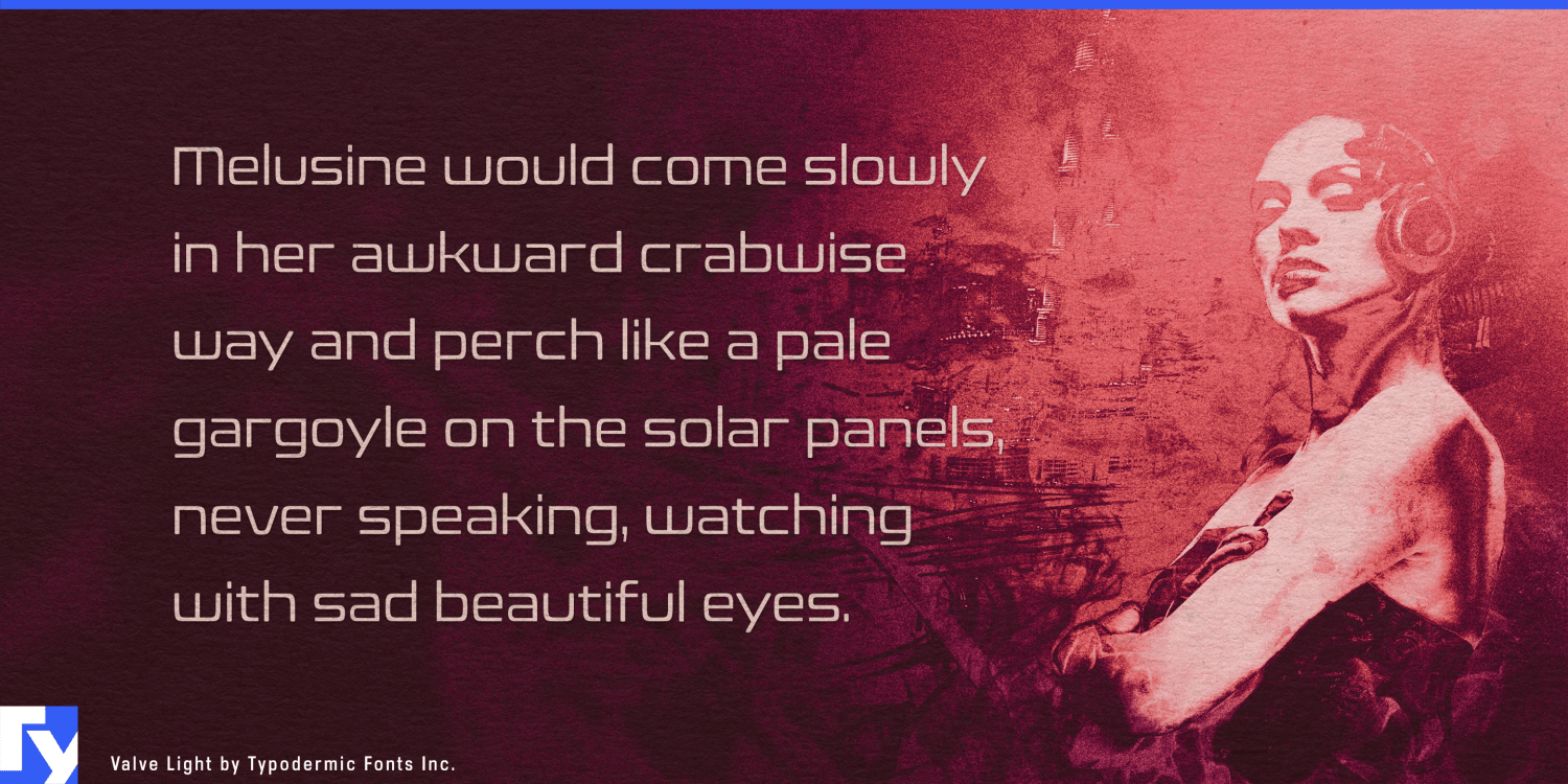 Valve Font Poster #1