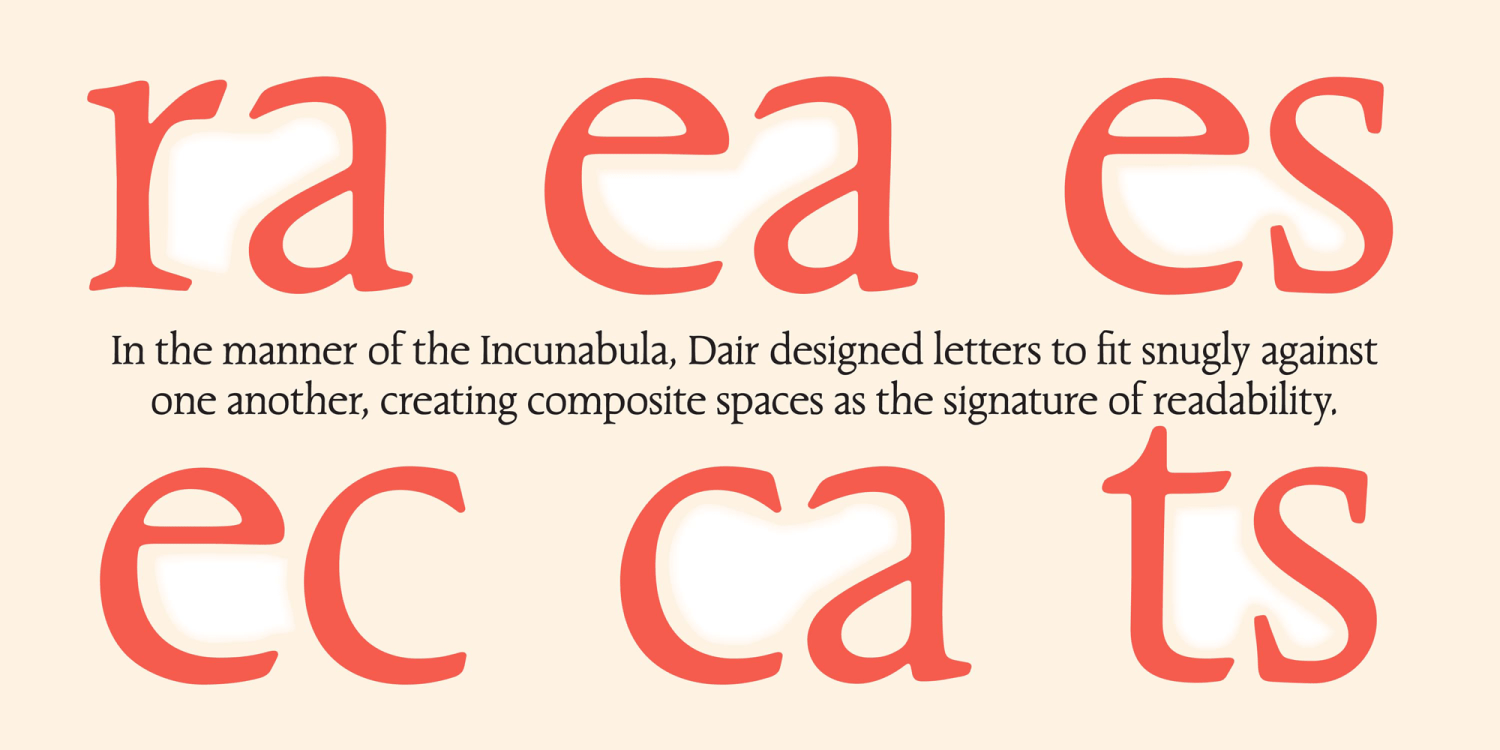 Dair Font Poster #1