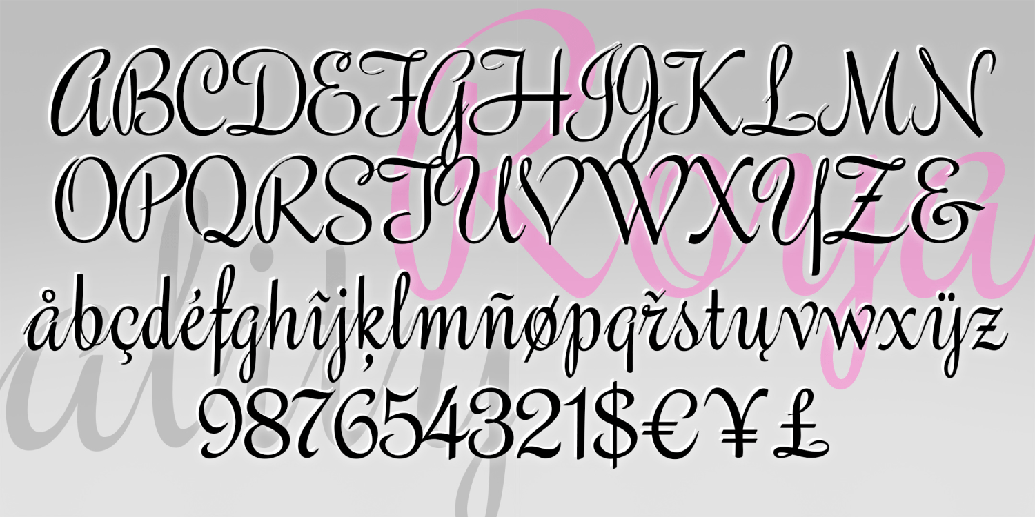 Royality Font Family Poster