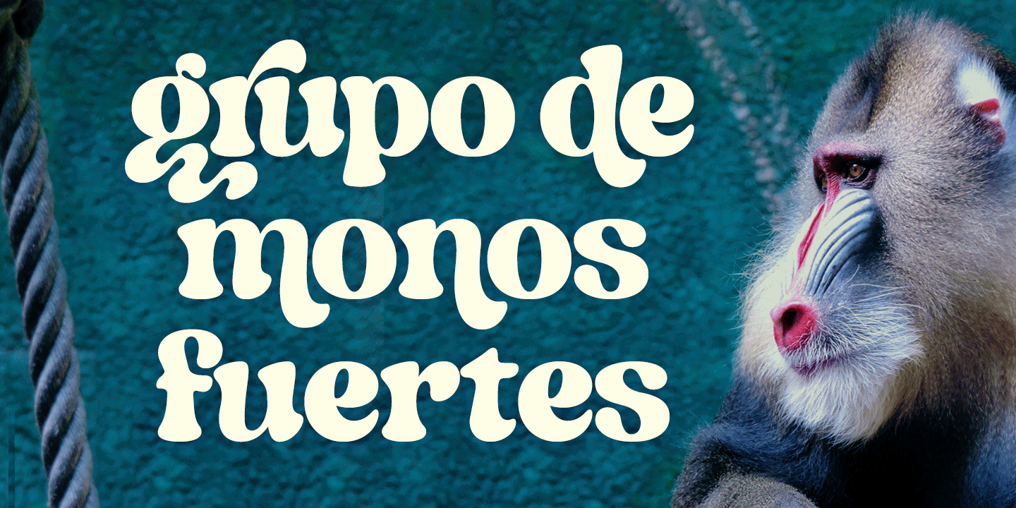 Indigo Sky Font Poster #1