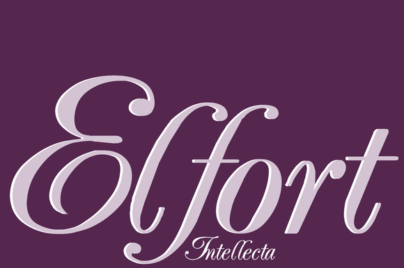 Elfort Font Family Poster