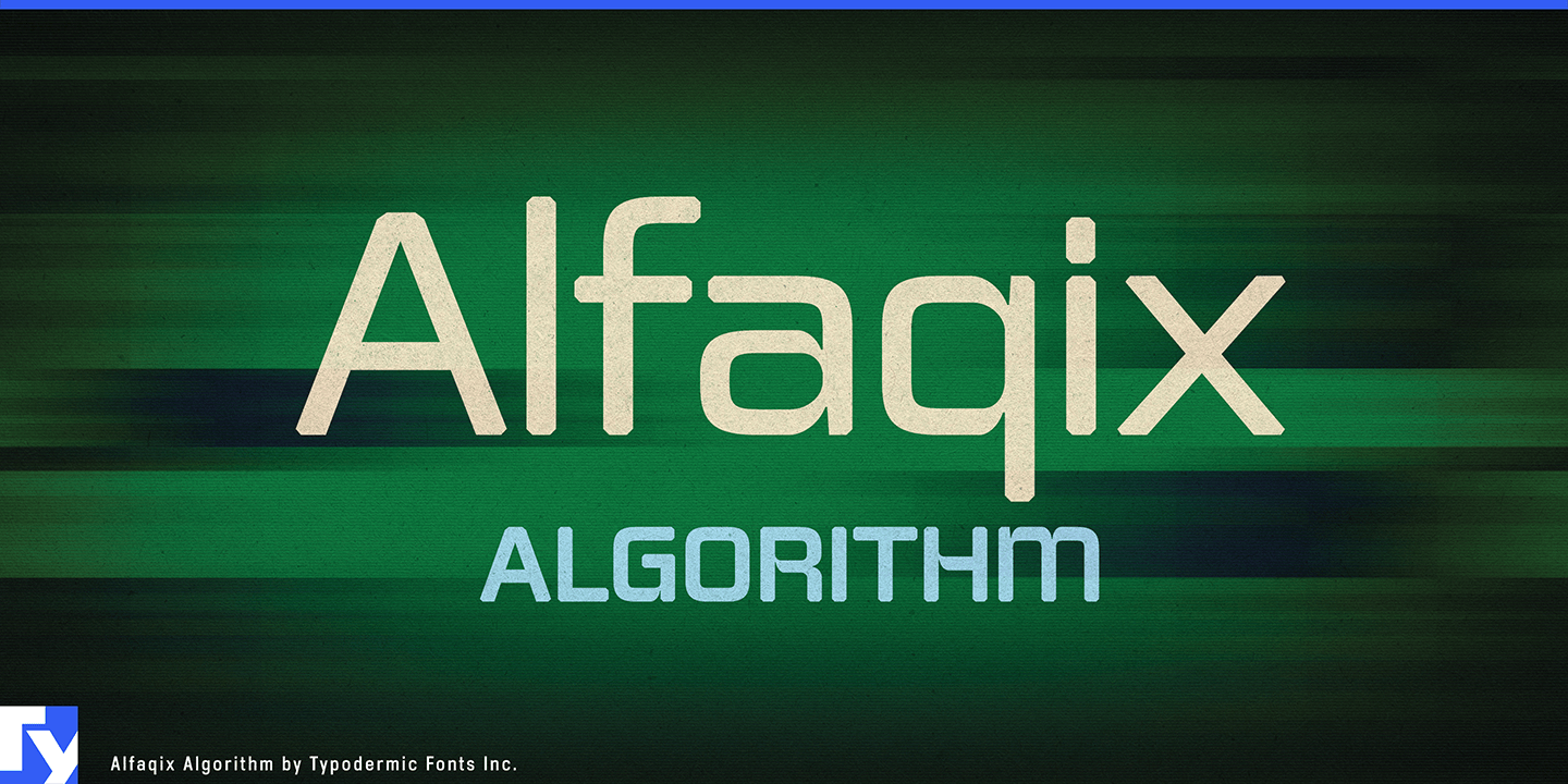 Alfaqix Algorithm Font Family by Typodermic | Font Bros