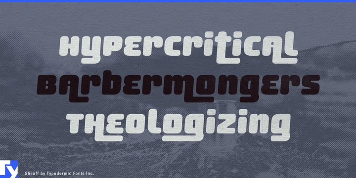 Sheaff Font Poster #1