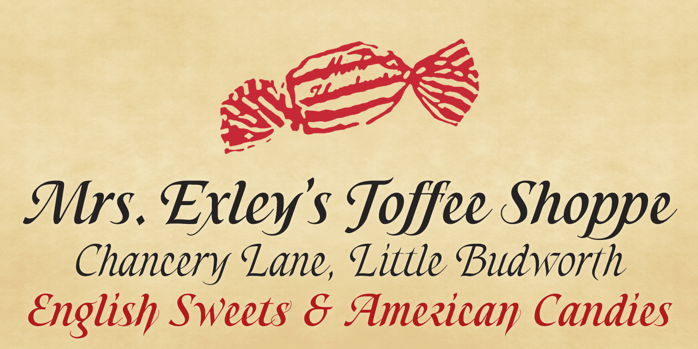 Chancery Lane Font Poster #1
