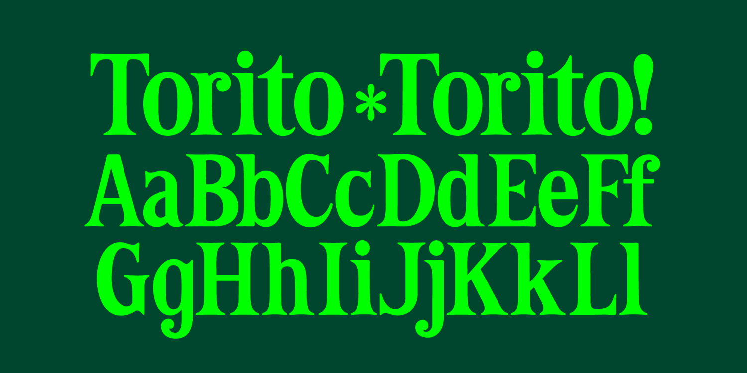 Torito Font Poster #1