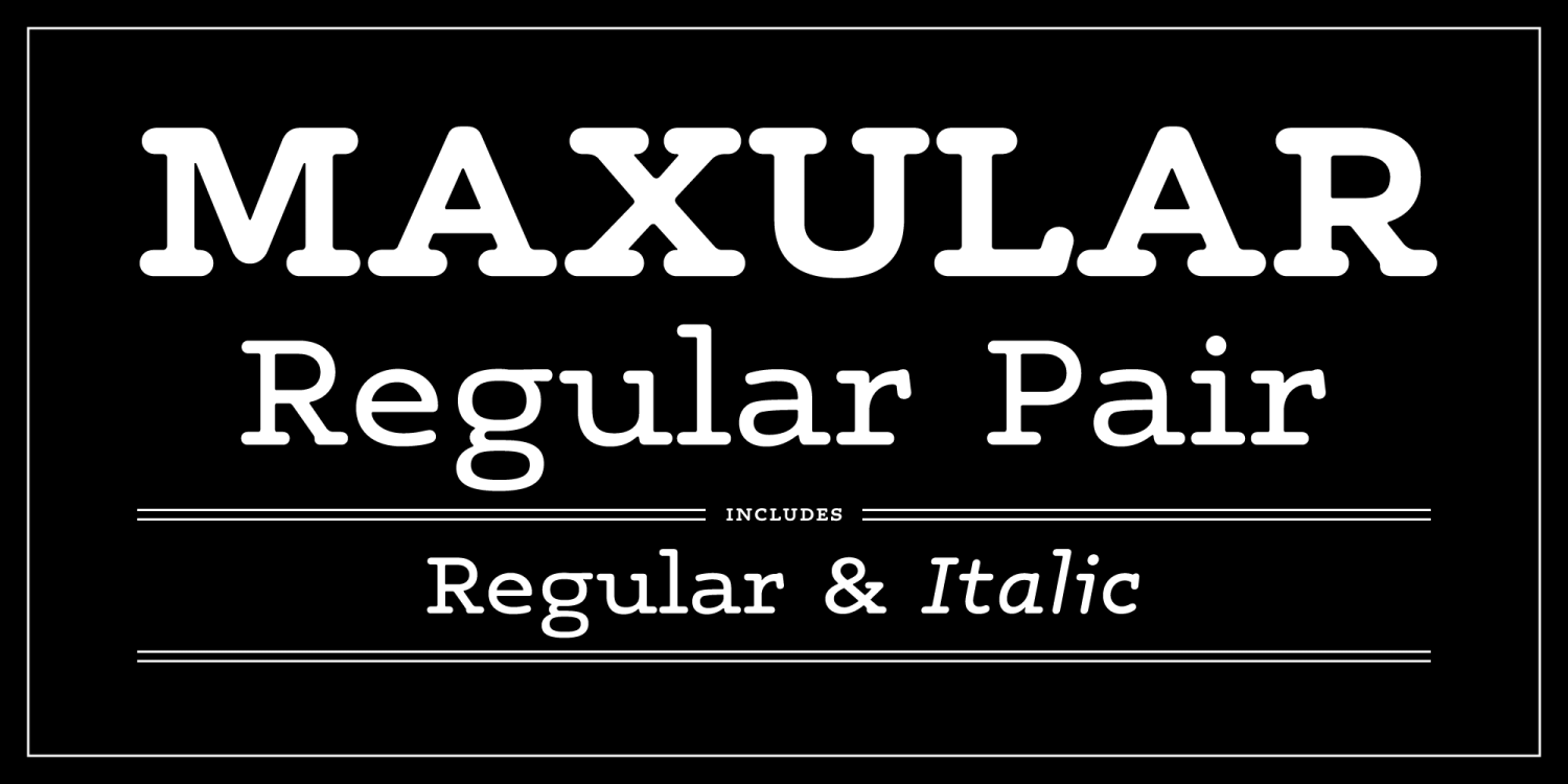 Maxular Regular Pair Poster