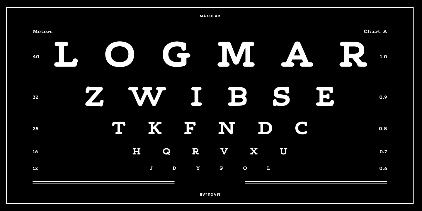 Maxular Regular Pair Font Poster #1