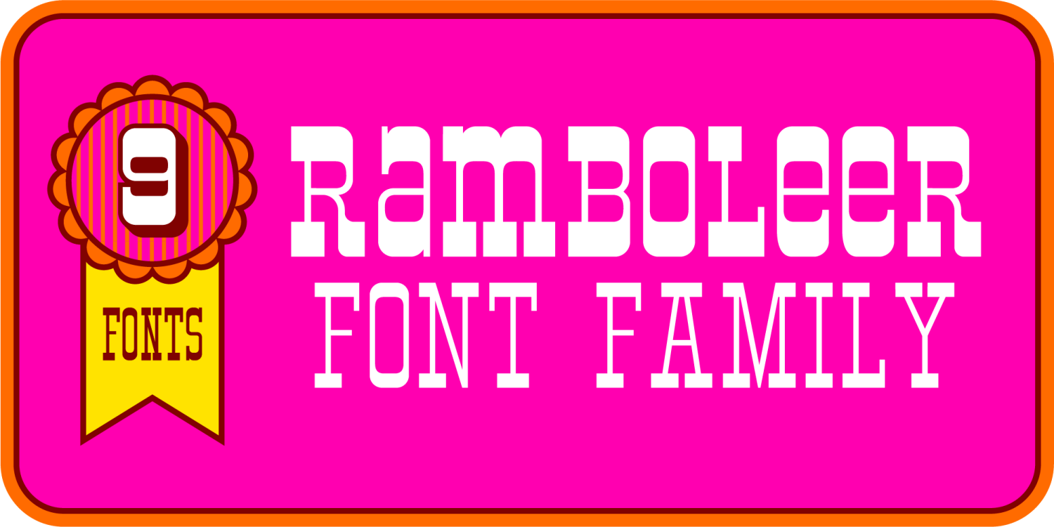 Ramboleer Font Poster #1