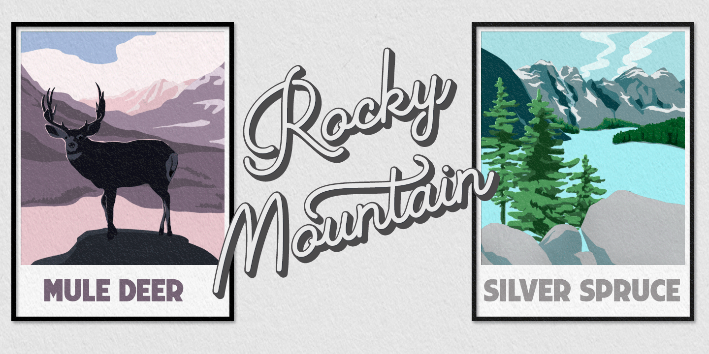 Travel Poster Font Poster #1