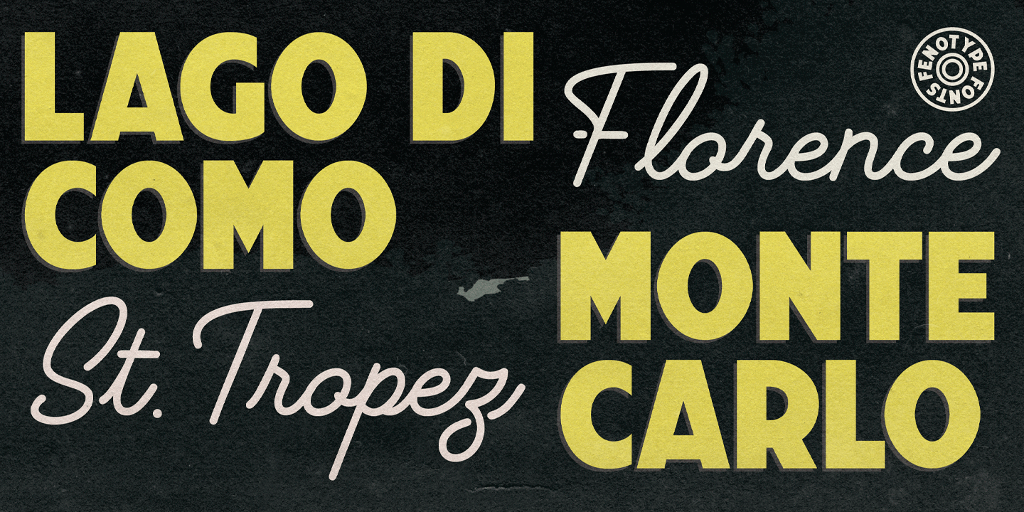 Travel Poster Font Poster #1