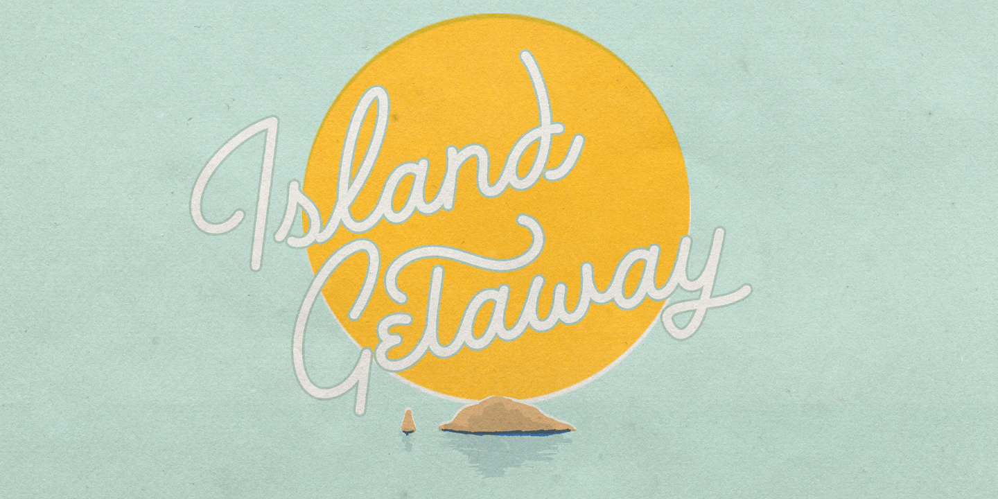 Travel Poster Font Poster #1