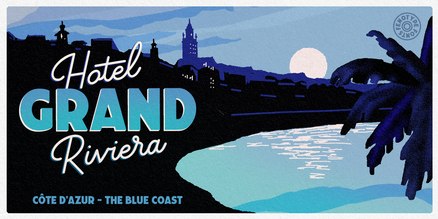 Travel Poster Font Poster #1