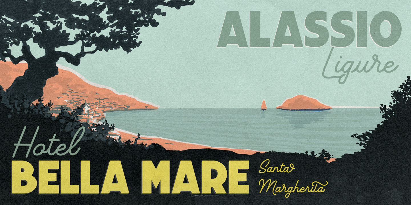 Travel Poster Font Poster #1
