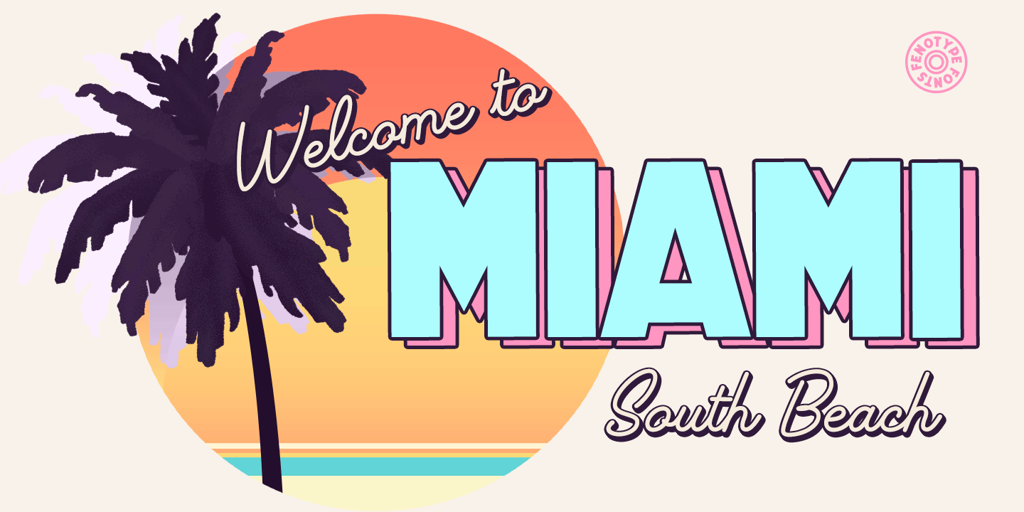 Travel Poster Font Poster #1