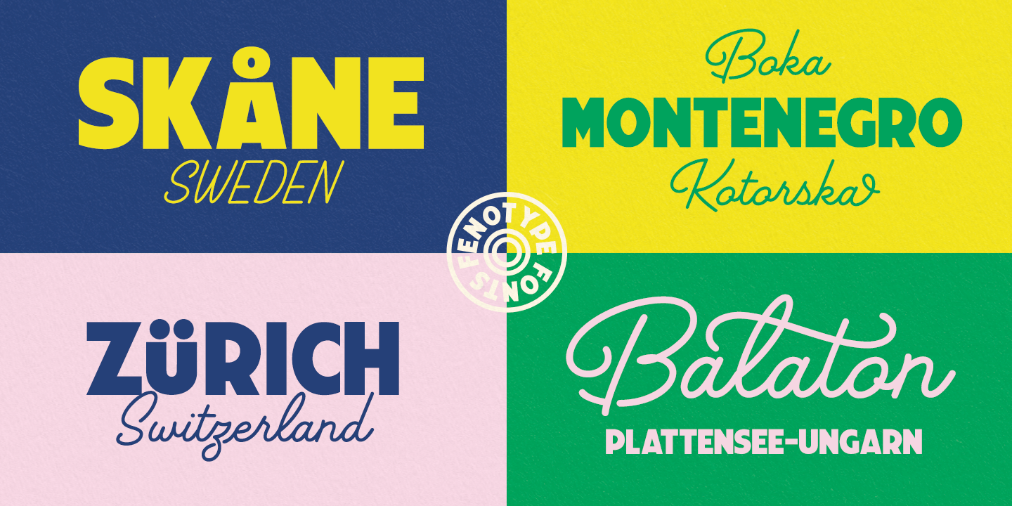 Travel Poster Font Poster #1