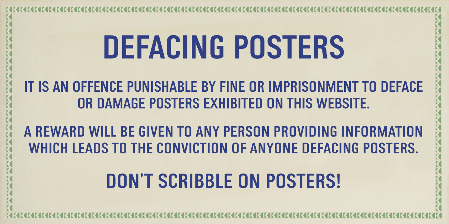 Oxford Street Font Poster #1