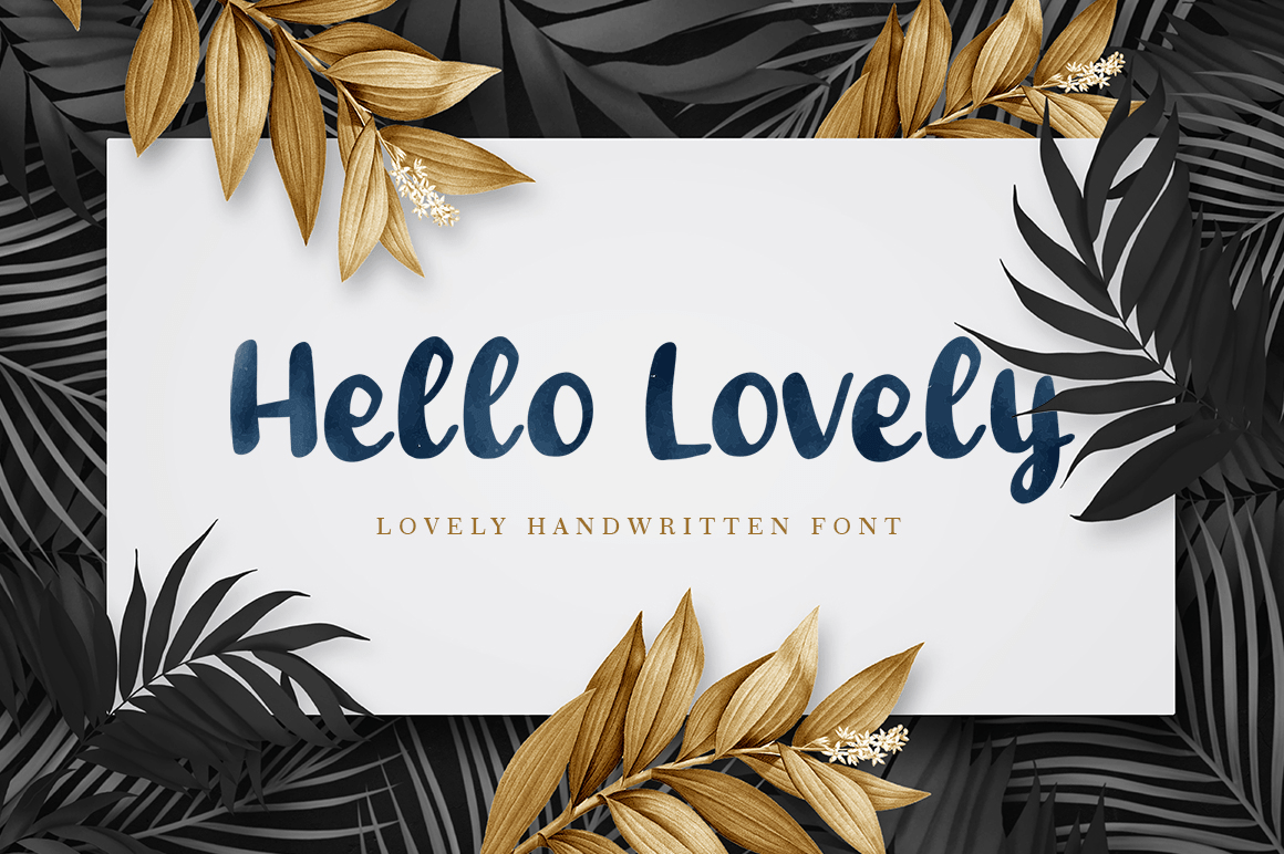 Hello Lovely Poster
