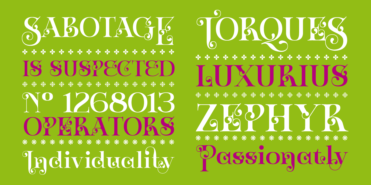 Zoltana Font Poster #1