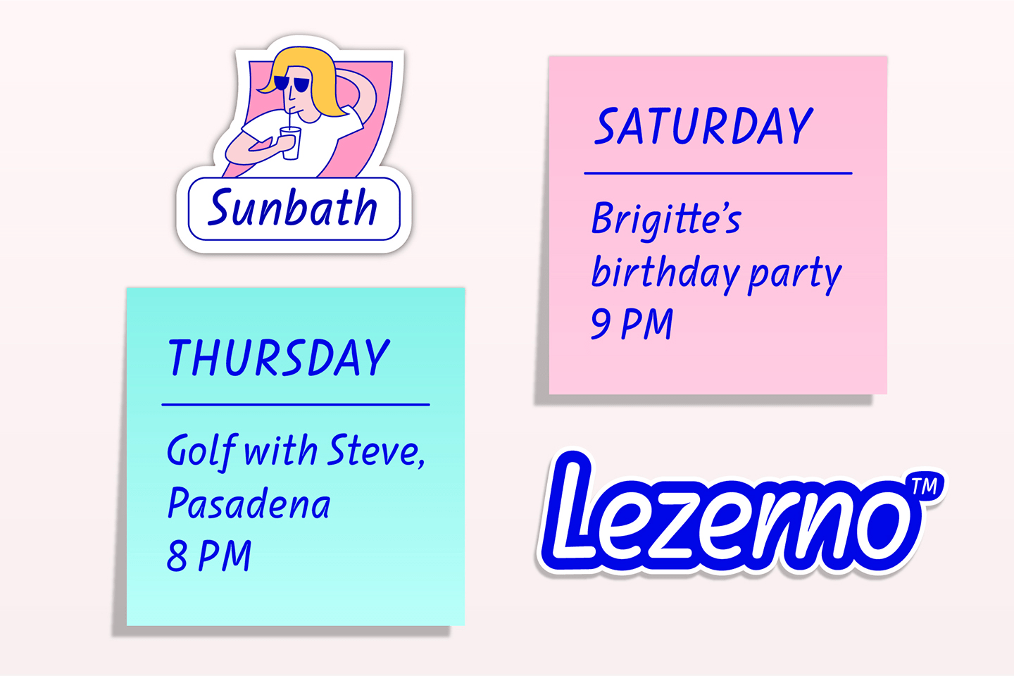 Lezerno Font Poster #1