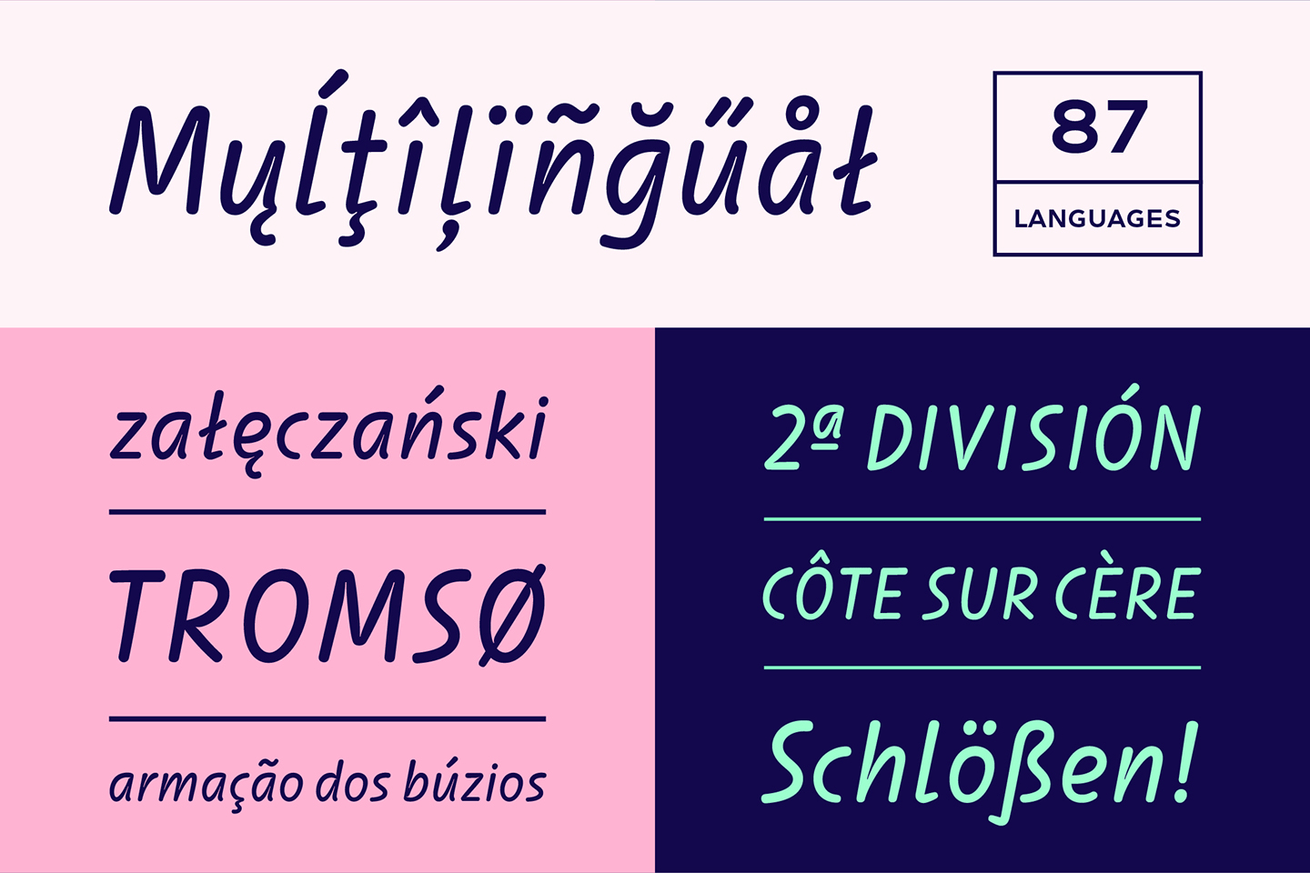 Lezerno Font Poster #1