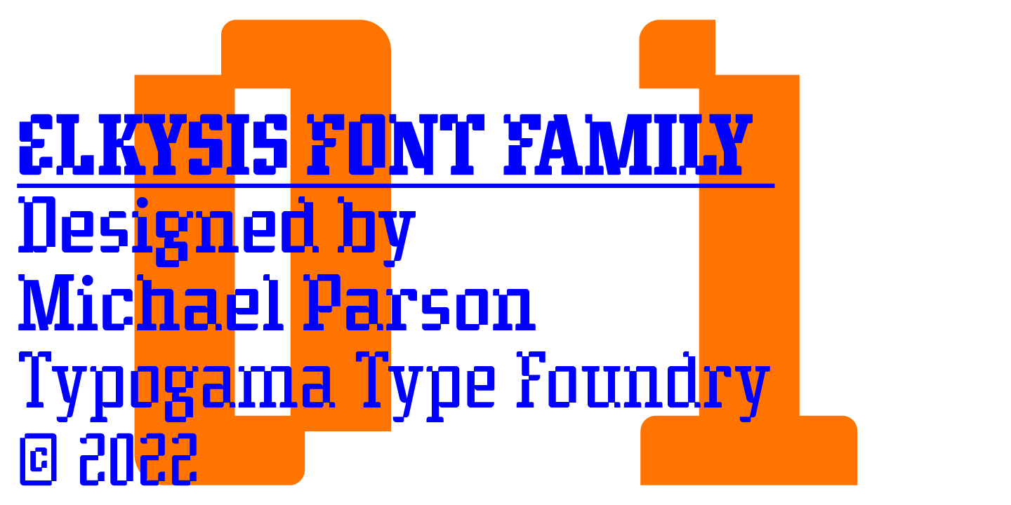 Elkysis Variable Font Poster #1