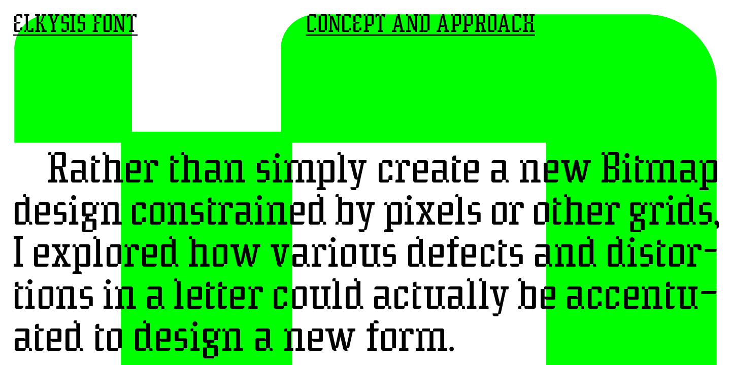 Elkysis Variable Font Poster #1