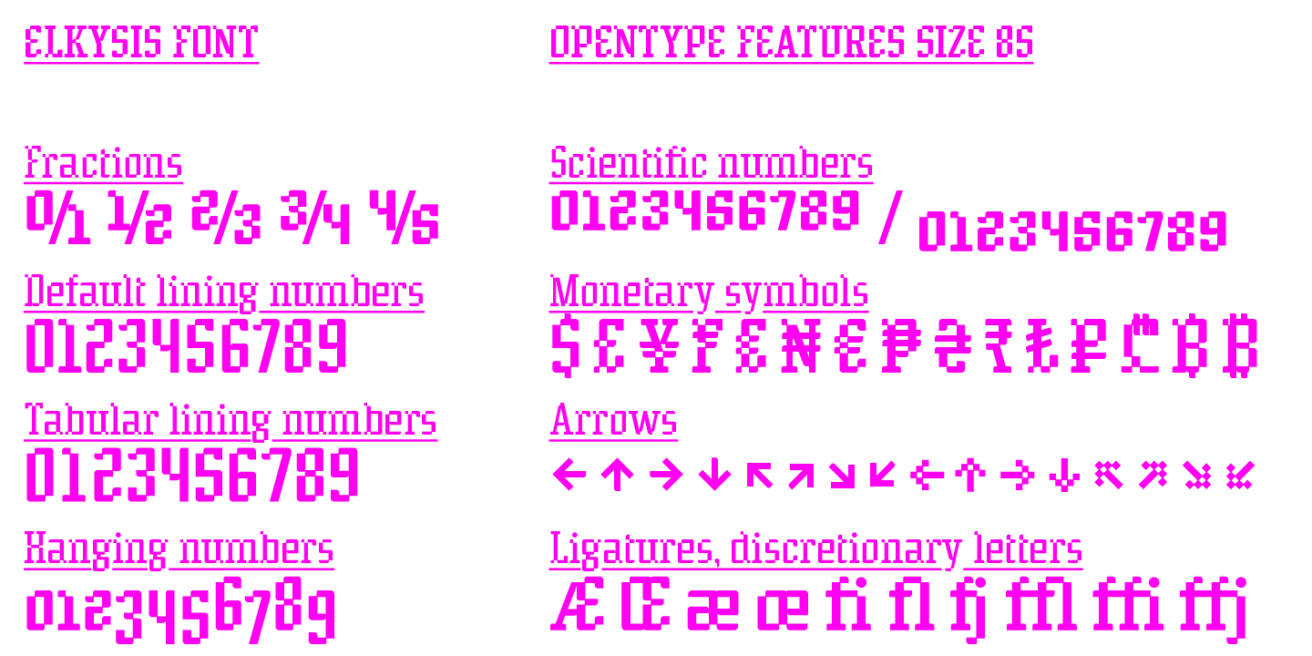 Elkysis Variable Font Poster #1
