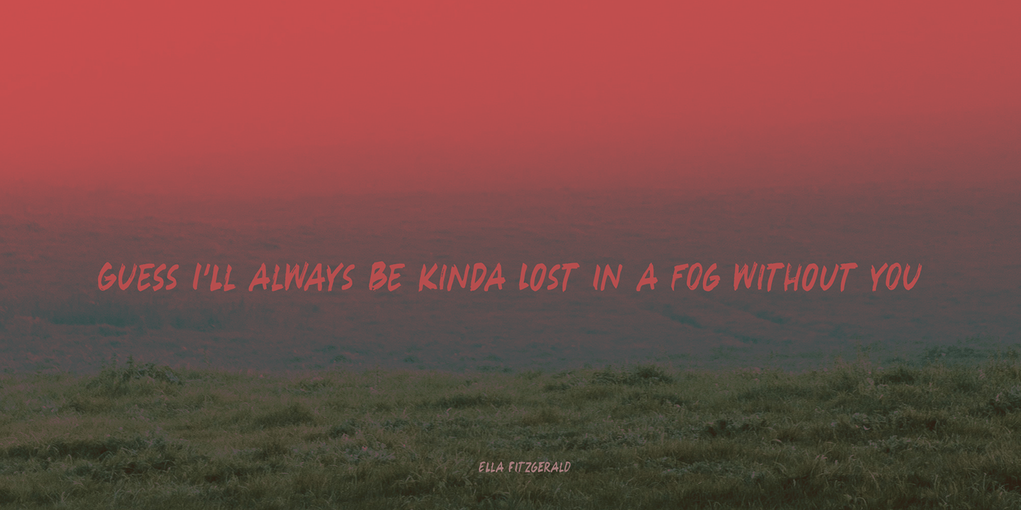 Nebulous Promise Font Poster #1