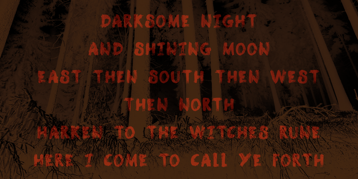 Samhain Font Poster #2