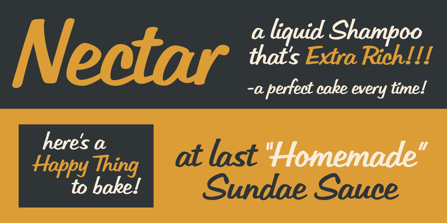 Filmotype Kellog Font Poster #2