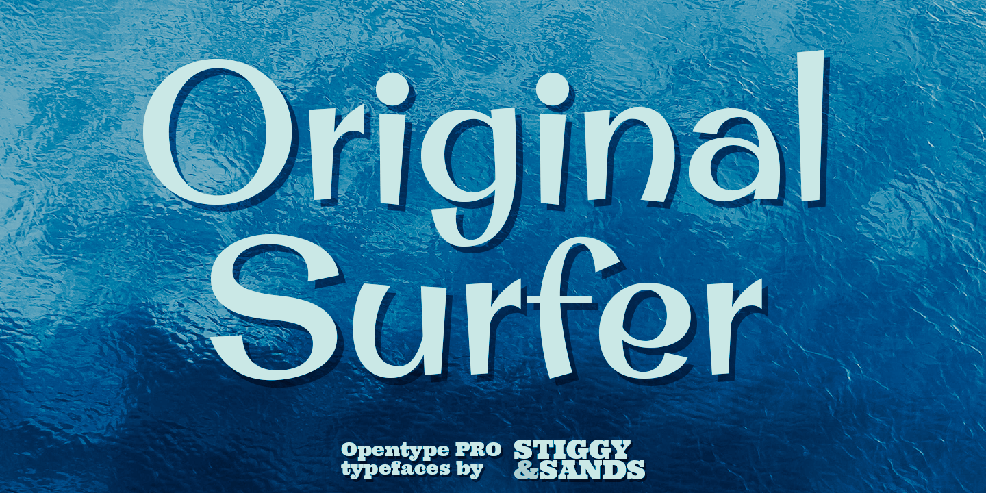 Original Surfer Pro Font Family