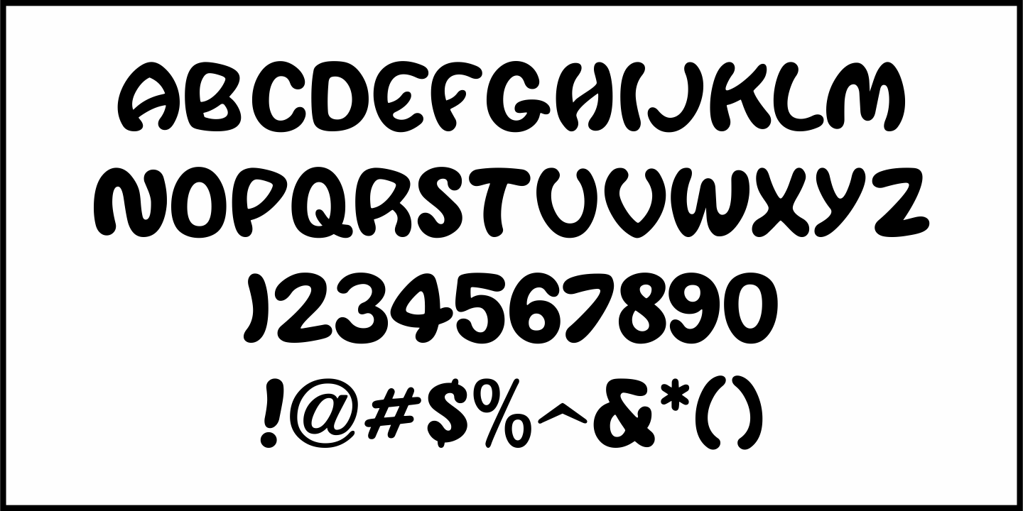 Park Trail Font Poster #1