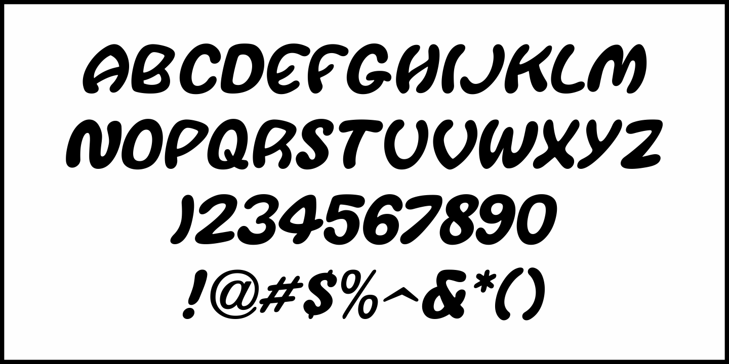 Park Trail Font Poster #5