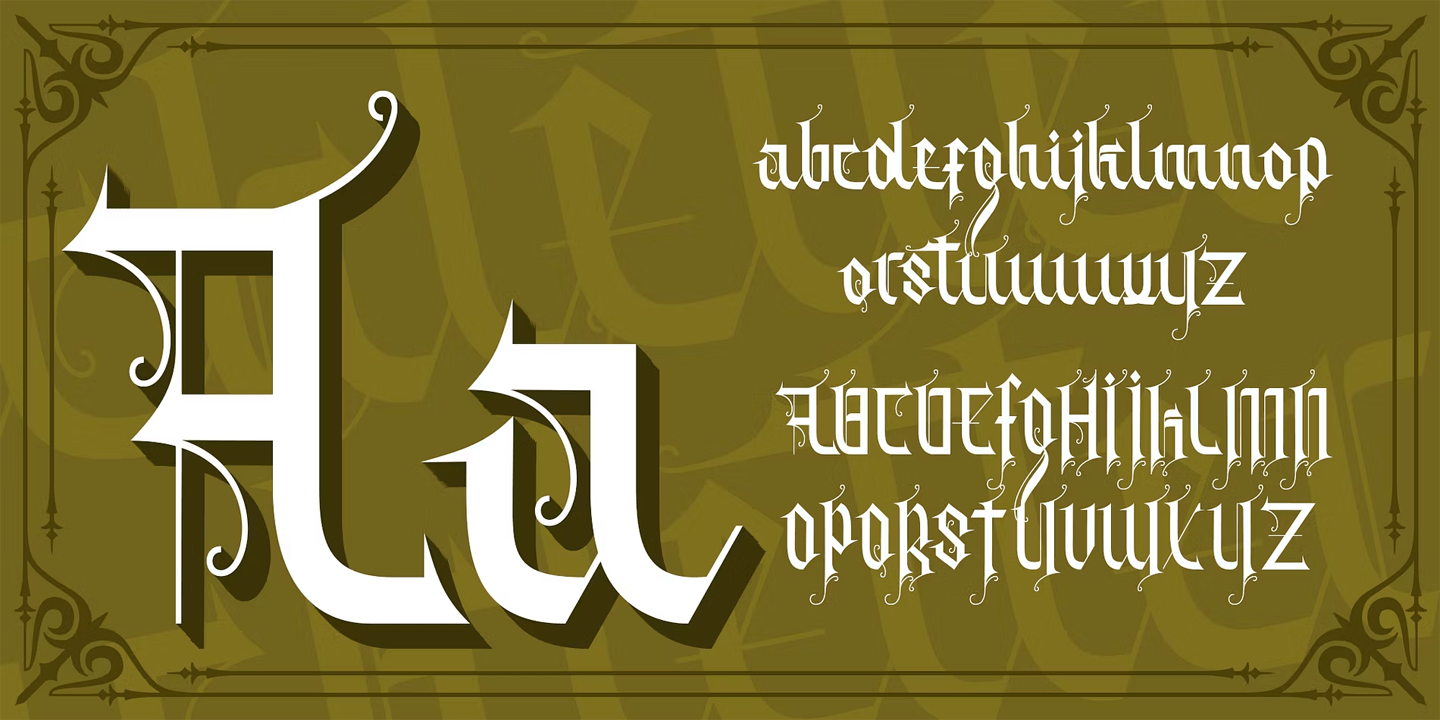 Alitun incanor Font Poster #1