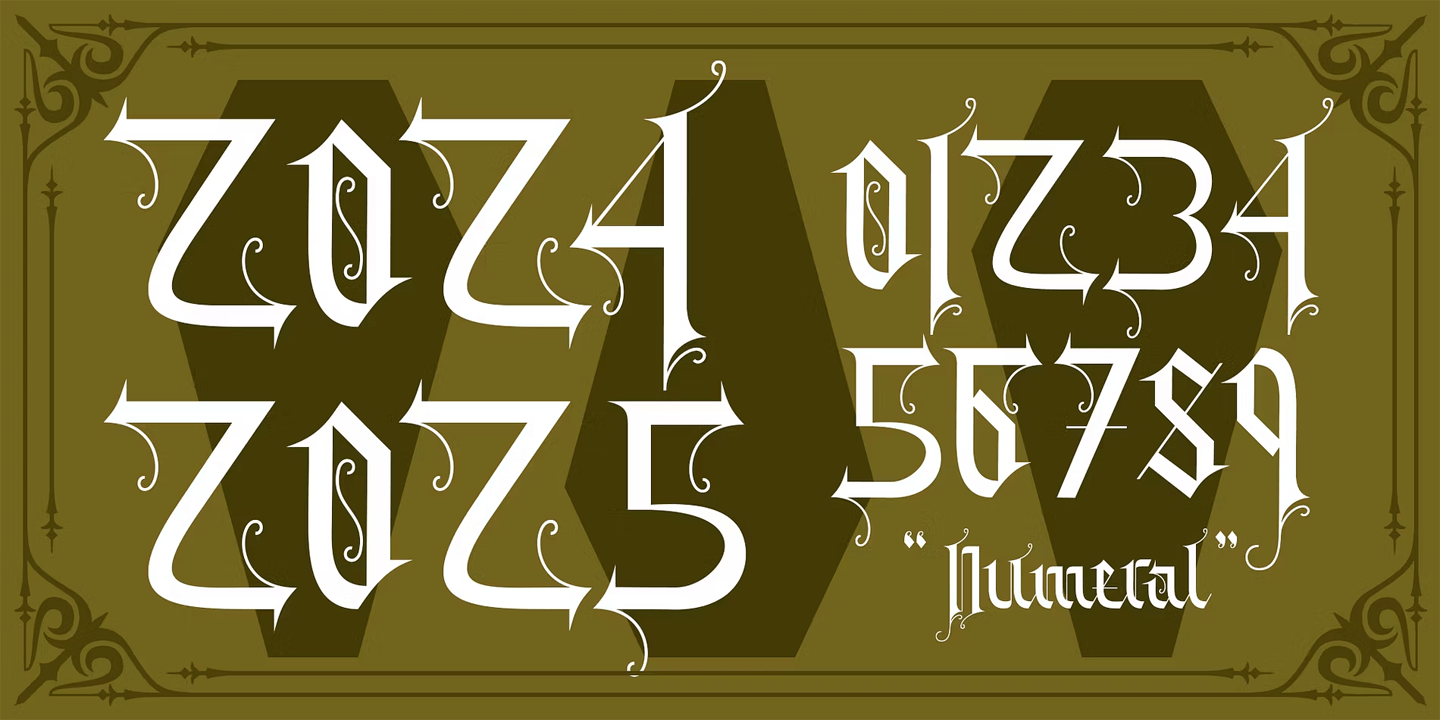 Alitun incanor Font Poster #1