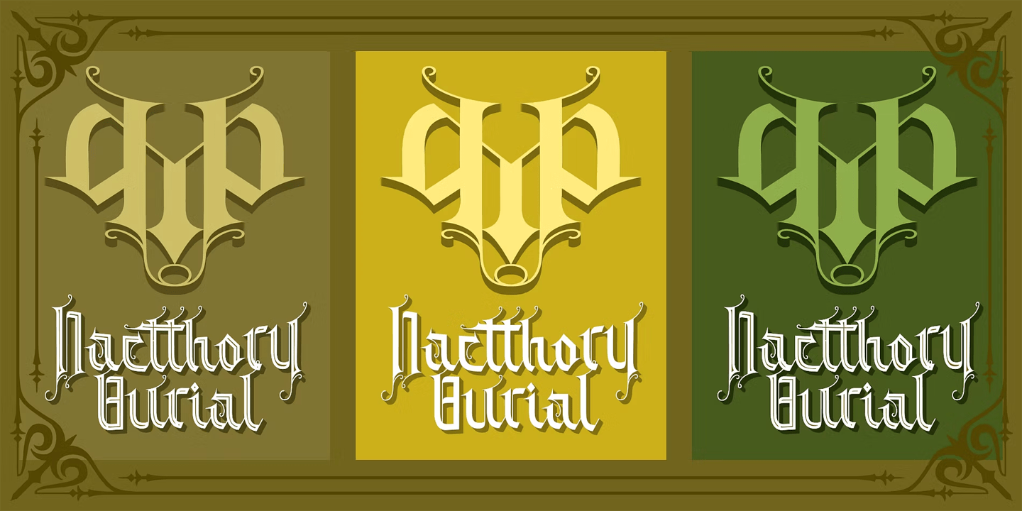 Alitun incanor Font Poster #1