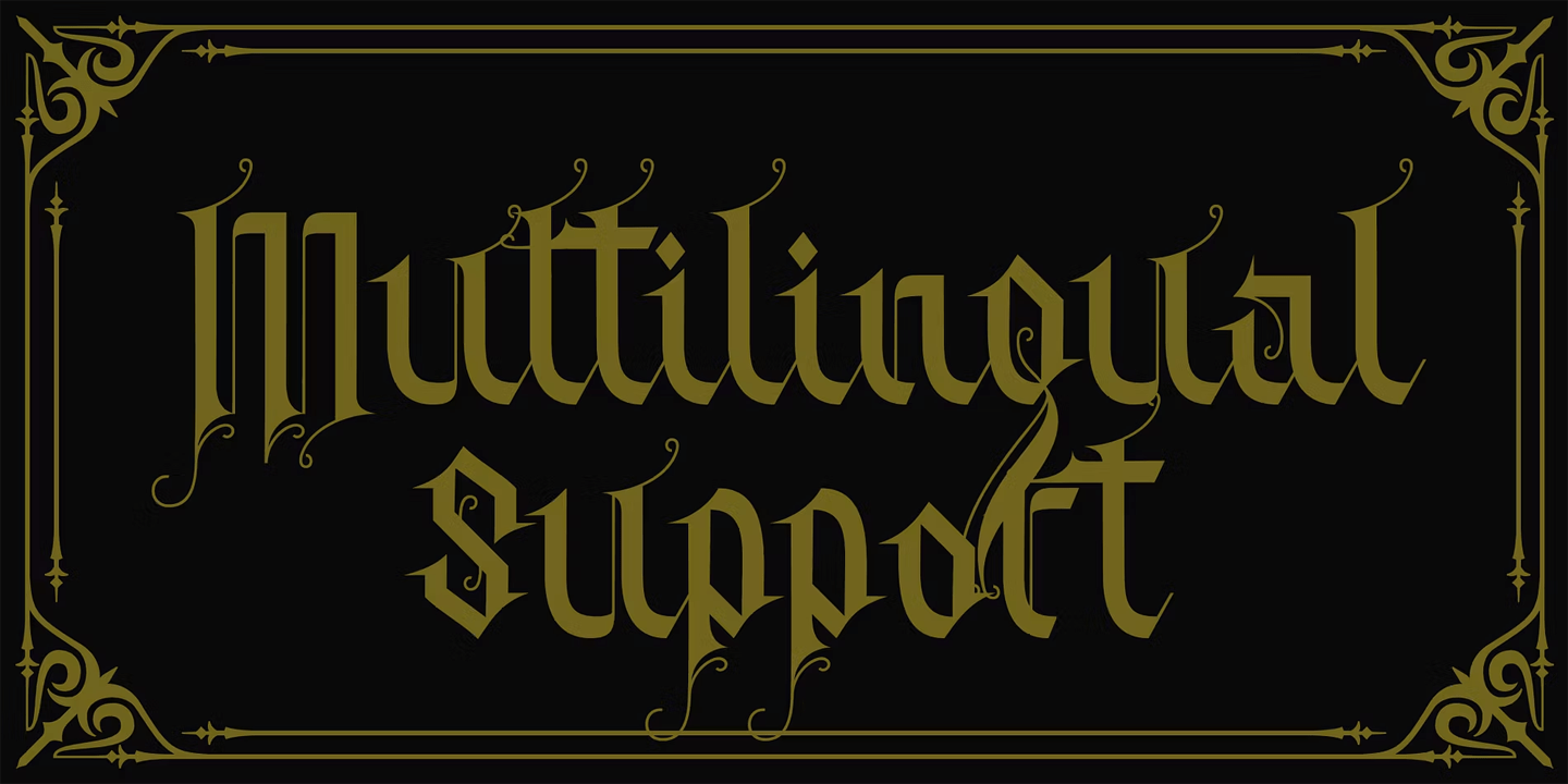 Alitun incanor Font Poster #1