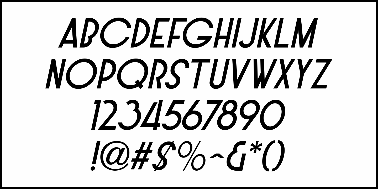 Furnishings Font Poster #5