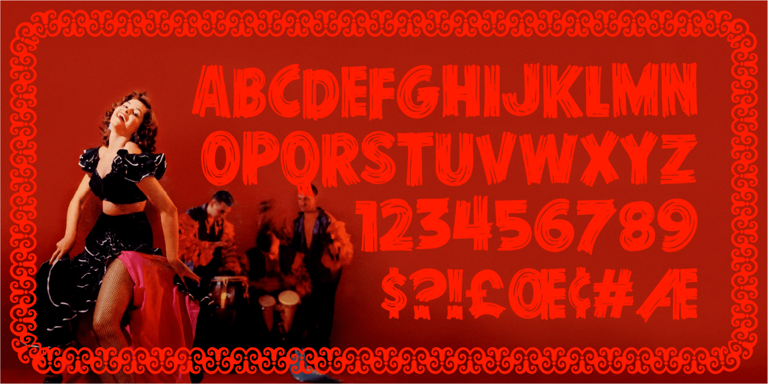 Conga Font Poster #1