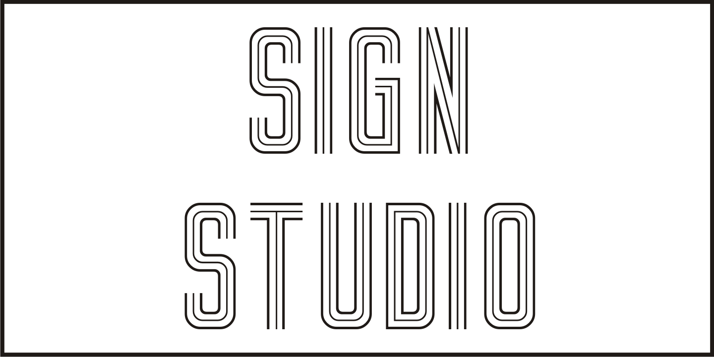 Sign Studio Font Poster #2