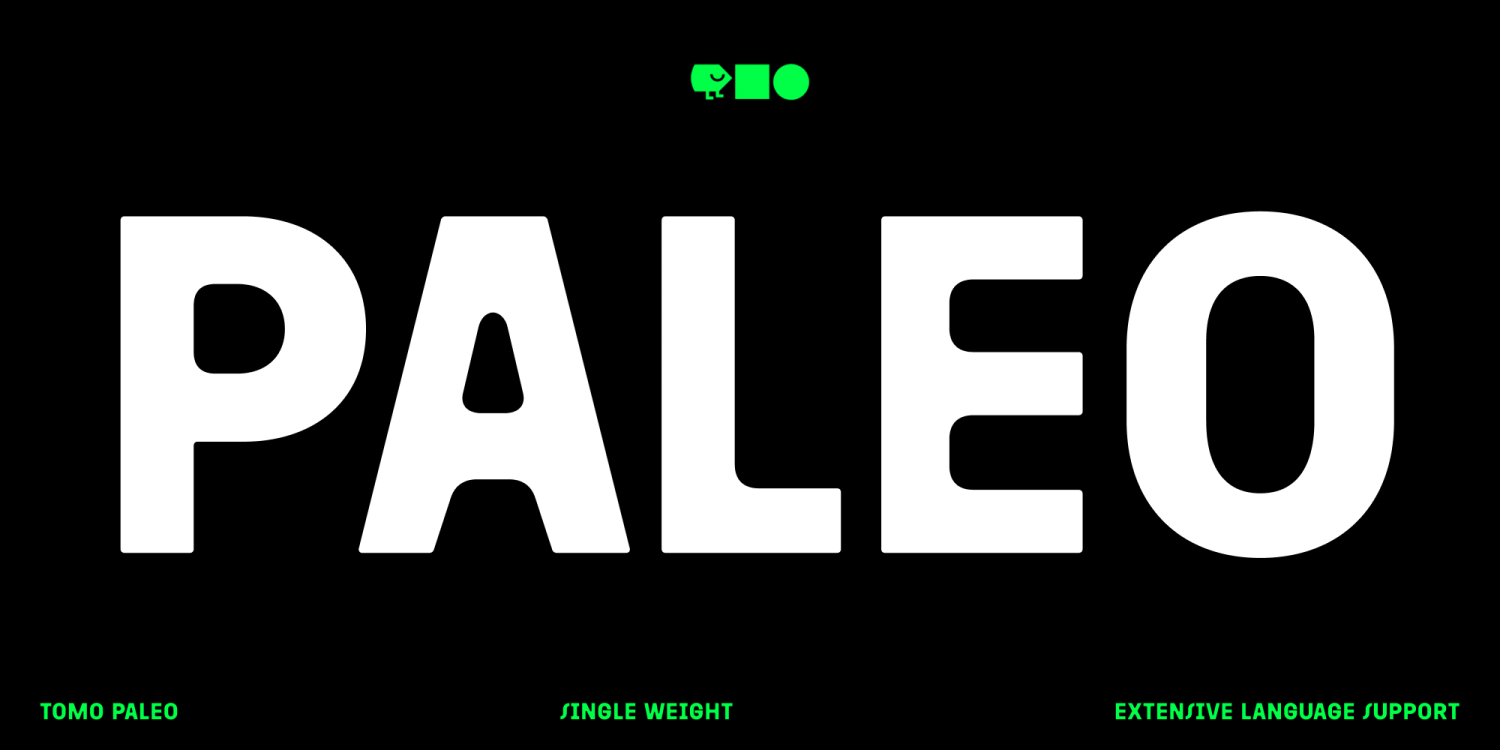 Paleo Font Poster #1
