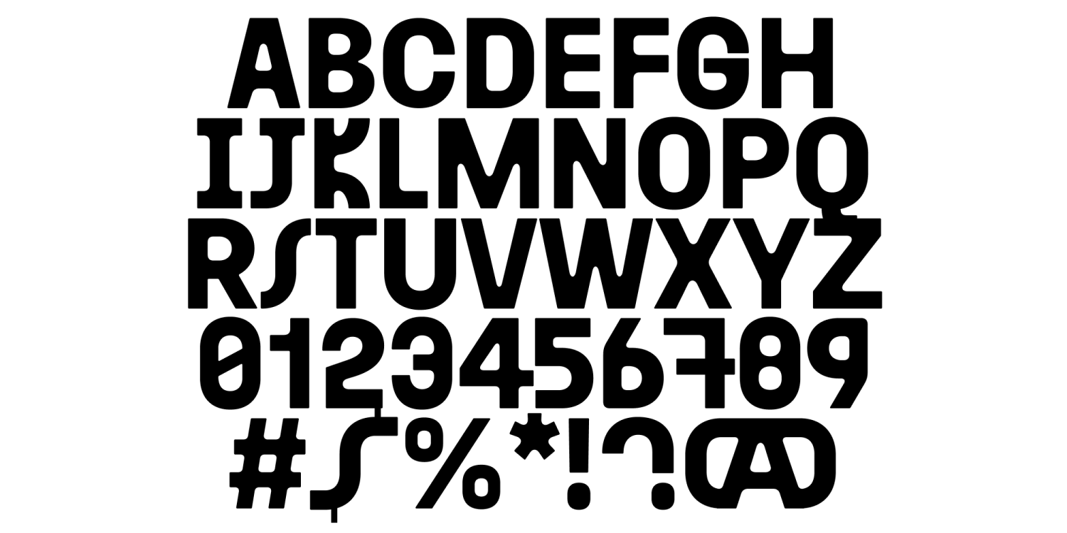 Paleo Font Poster #1