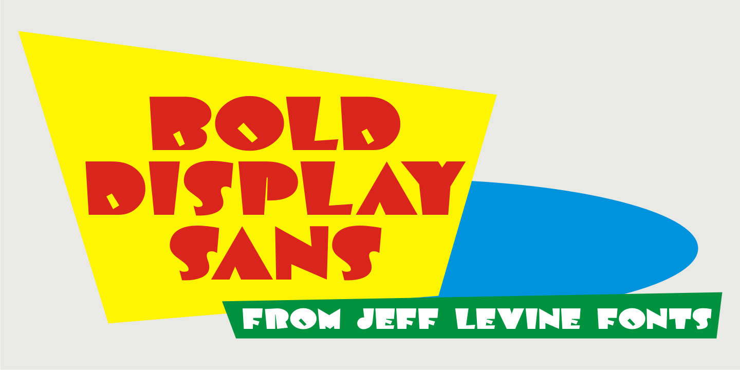 Bold Display Sans Font Family Poster