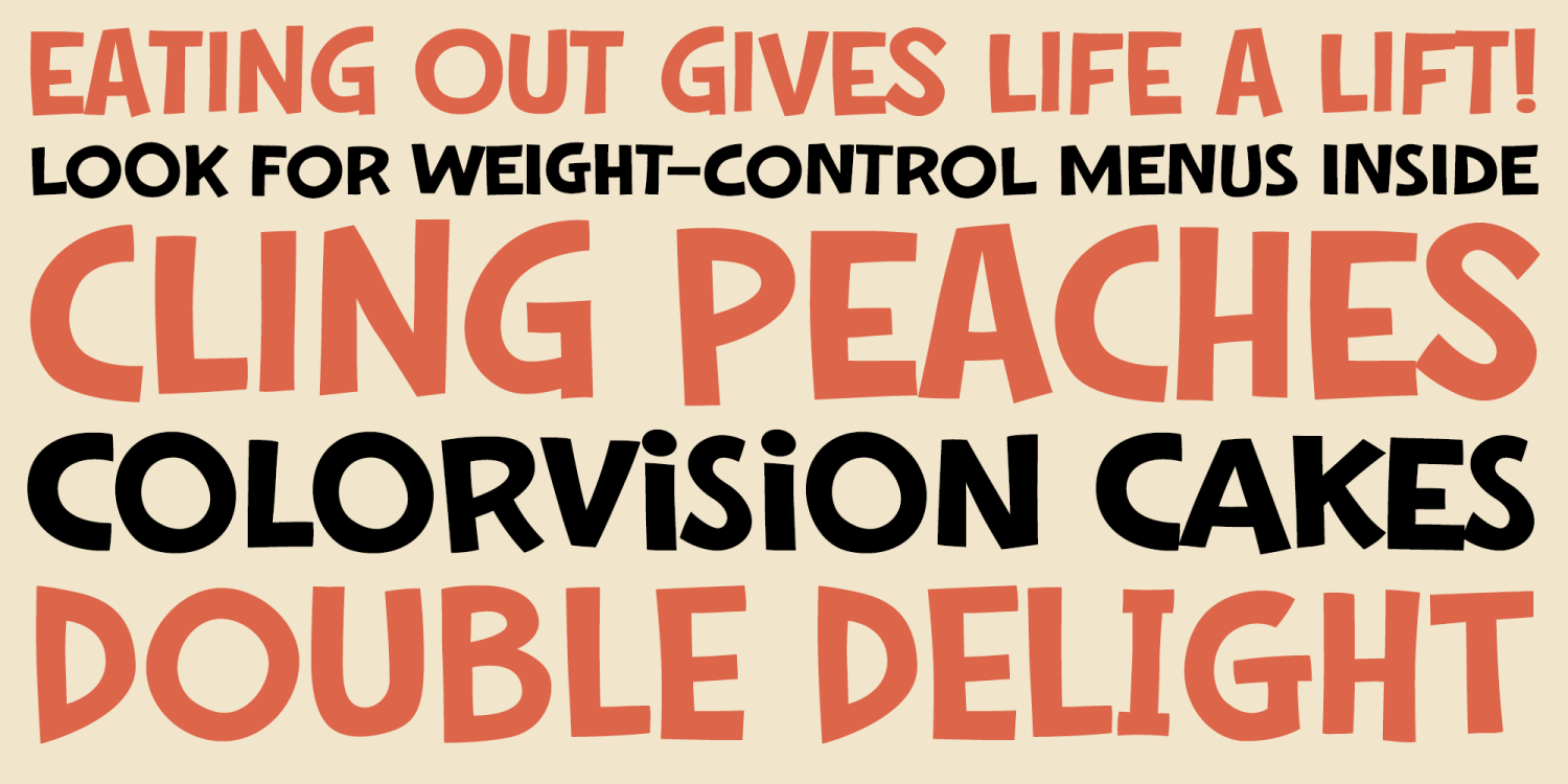 Cousins Font Poster #3