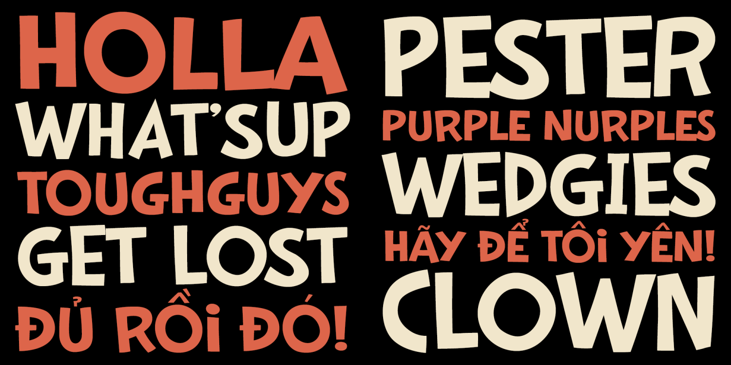 Cousins Font Poster #5