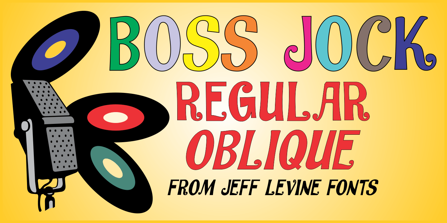 Boss Jock Font Family Poster