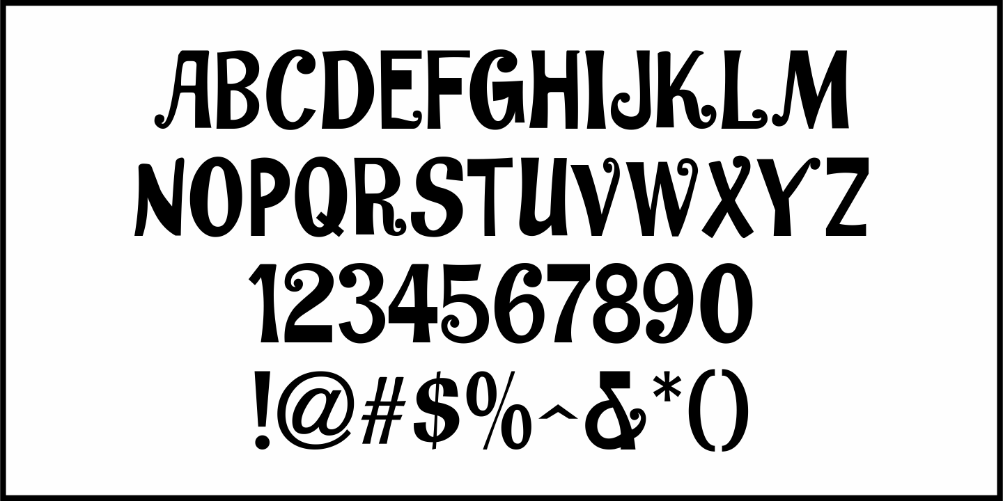 Boss Jock Font Poster #3