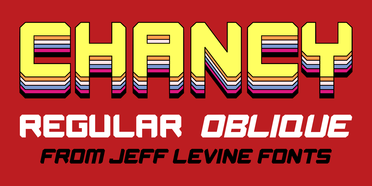 Chancy Font Family Poster