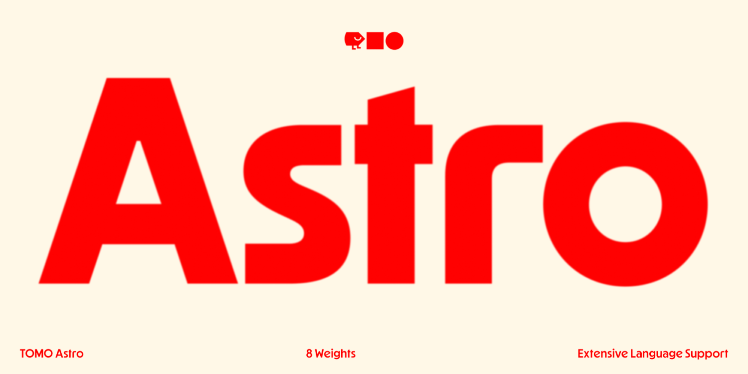 Astro Font Poster #1