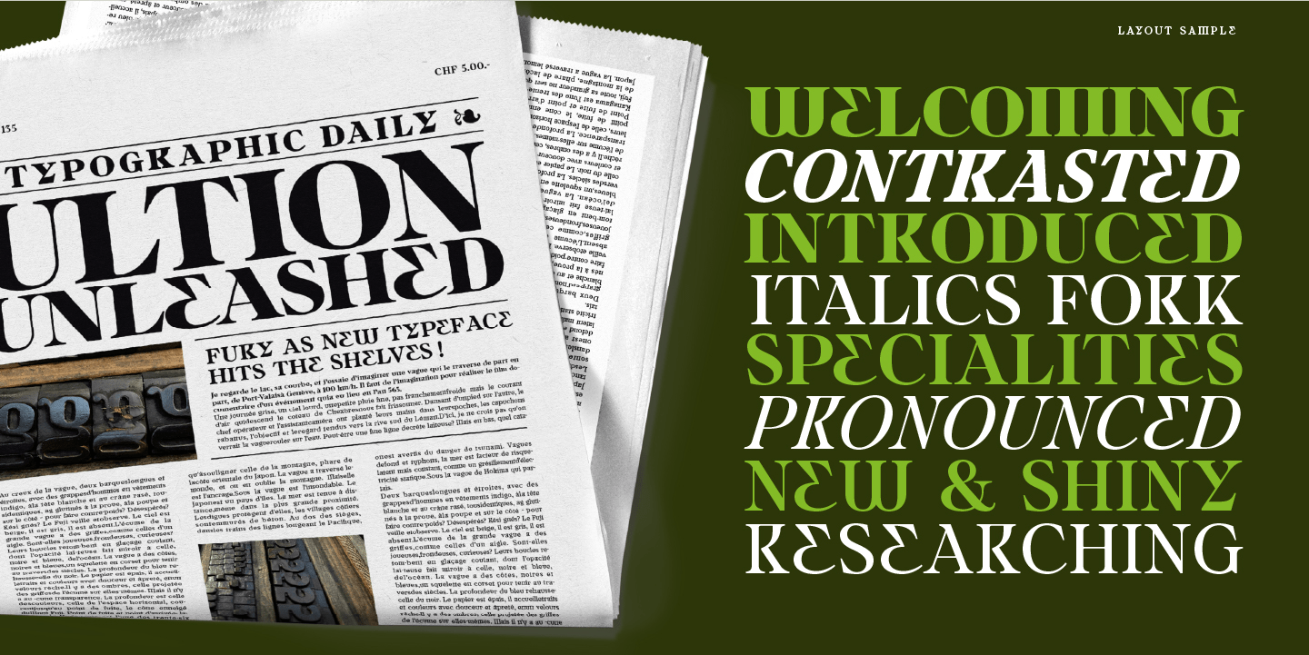 Ultion Font Poster #1